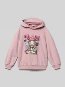 Bluzy dla dziewczynek - Bluza z kapturem o kroju regular fit z mieszanki bawełny - miniaturka - grafika 1