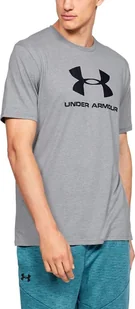 Under Armour Koszulka męska Sportstyle Logo Tee Szara r. XL - Koszulki męskie - miniaturka - grafika 1