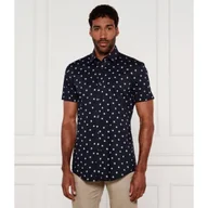 Koszule męskie - BOSS BLACK Koszula H-HANK-ken-SH-C1 Slim Fit stretch - miniaturka - grafika 1