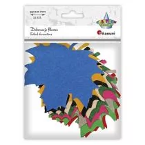 Filcowe liście klonu 100x95mm mix 12szt - Titanum - Zabawki kreatywne - miniaturka - grafika 1