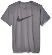 Koszulki męskie - Nike Superset Hbr Crew T-shirt męski Gunsmoke/Black XL - miniaturka - grafika 1