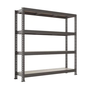 Regał metalowy Mega 300 kg 180x160x60 cm 4 półki Metalkas - Szafy i regały magazynowe - miniaturka - grafika 1