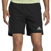 Spodnie sportowe męskie - Spodenki adidas Own The Run H58593 - czarne - miniaturka - grafika 1