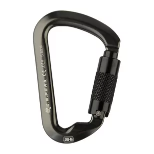 M-Tac - Karabińczyk aluminiowy z Key Lockiem - 10 cm - Szary - MTC-HDS30 - Sprzęt wspinaczkowy - miniaturka - grafika 2