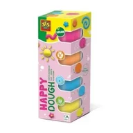 Masy plastyczne - Plastelina Happy 4x90g - SES - miniaturka - grafika 1