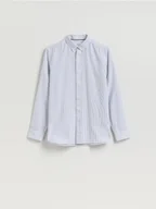 Koszule męskie - Reserved - Bawełniana koszula slim fit - wielobarwny - miniaturka - grafika 1