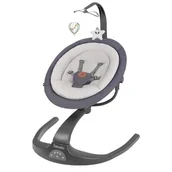 Leżaczki i huśtawki - Bujaczek LIONELO Rina Szary - miniaturka - grafika 1