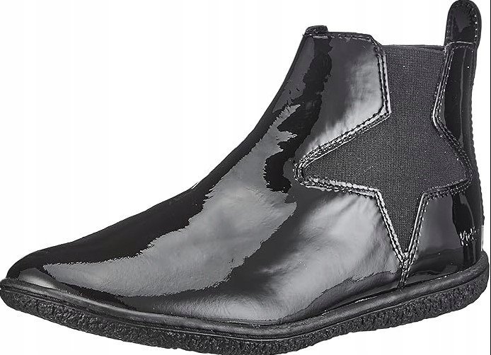 KICKERS BOTKI DZIECIĘCE CZARNE SKÓRZANE NA ZAMEK 25 Ż3C