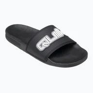 Klapki i japonki męskie - Klapki męskie Quiksilver Rivi Wordmark Slide II black 5 WYSYŁKA W 24H 30 DNI NA ZWROT - miniaturka - grafika 1
