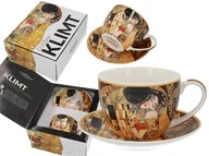 Filiżanki - Filiżanka Ze Spodkiem - G. Klimt, Pocałunek (Carmani) - miniaturka - grafika 1