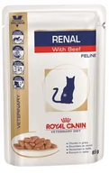 Mokra karma dla kotów - Royal Canin weterynaria Renal with Beef 24x85g saszetka 16608-uniw - miniaturka - grafika 1