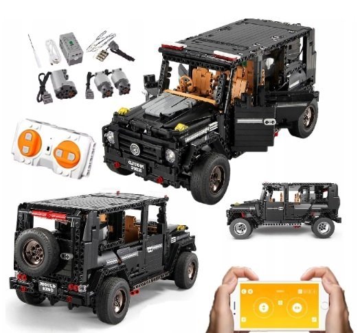 Klocki 13070 Mould King Mercedes G klasa zdalnie sterowany 1668el (1668PCS)