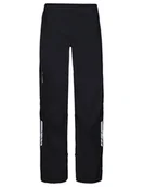 Spodnie męskie - Spodnie rowerowe przeciwdeszczowe męskie długie VAUDE Men's Moab Rain Pants czarne - miniaturka - grafika 1