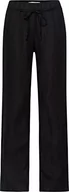 Spodnie damskie - BRAX Damskie spodnie lniane w stylu Farina, czarny, 31W / 32L - miniaturka - grafika 1