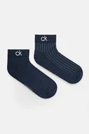 Skarpetki męskie - Calvin Klein skarpetki 2-pack męskie kolor niebieski 701229434 - miniaturka - grafika 1