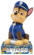 Wyposażenie pokoiku dziecięcego - Lampka Nocna Z Budzikiem Zegar Data Budzik Ekran Lcd Paw Patrol / Psi Patrol / Pw19972 - miniaturka - grafika 1