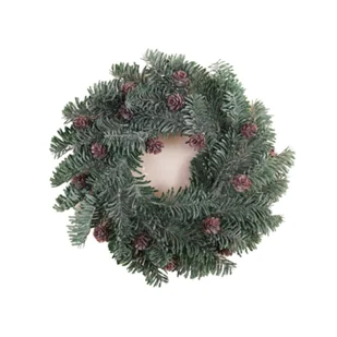 Wianek z szyszkami 25 cm - Ozdoby bożonarodzeniowe - miniaturka - grafika 1