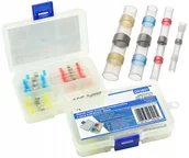 Pozostałe akcesoria sieciowe - Złączki Termokurczliwe Z Cyną Rurki Koszulki 0,25-6Mm2 50Szt. Geko - miniaturka - grafika 1