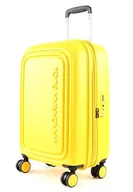 Walizki - Mandarina Duck Unisex Logoduck + walizka na kółkach Cabin Exp P10szv34, Kaczka żółta, 35x55x23(LxHxW), wozek - miniaturka - grafika 1