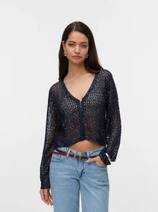 Vero Moda Kardigan w kolorze granatowym - Swetry damskie - miniaturka - grafika 1