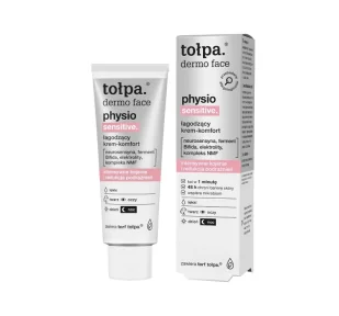 Tołpa Dermo Face Physio Sensitive łagodzący krem-komfort do pielęgnacji twarzy 40 ml - Kremy do twarzy - miniaturka - grafika 1