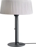 Ogrzewacze tarasowe - Beliani Halogenowy promiennik wolnostojący szary OLLERIA - miniaturka - grafika 1