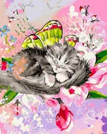 Malowanie po numerach - Malowanie po numerach 40x50 Mała wróżka - miniaturka - grafika 1