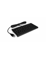 Klawiatury - D-E Layout - KeySonic ACK-3401, keyboard Kolor: CZARNY, X-type membrane - miniaturka - grafika 1