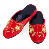 Buty dla dziewczynek - Czerwone satynowe chińskie buciki 27-28 Mei Li Souza! - miniaturka - grafika 1