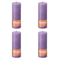 Świece - Bolsius Świece pieńkowe Shine, 4 szt., 190x68 mm, żywy fiolet - miniaturka - grafika 1