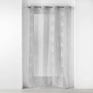 Zasłony - Miękka wewnętrzna, Zasłona z przelotkami 140 X 240 cm z efektem haftowanej tkaniny, Sonax Grey - miniaturka - grafika 1