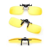 Akcesoria do okularów - Nakładki polaryzacyjne na okulary korekcyjne - żółte rozjaśniające NA-150 - miniaturka - grafika 1