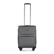 Walizki - Stratic Bendigo Light+ miękka walizka podróżna na kółkach, zamek TSA, 4 kółka, możliwość rozszerzenia, Silver, 55 cm, 34- - miniaturka - grafika 1