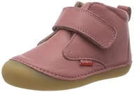 Kozaki damskie - Kickers Unisex Baby Sabio kozaki, różowy - Pink Rose Antique Perm 132-21 EU - miniaturka - grafika 1