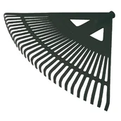 Grabie i motyki - Pro 12257 Grabie plastikowe 27-zębów  nieoprawne czarne typ kanadyjski 580mm - miniaturka - grafika 1