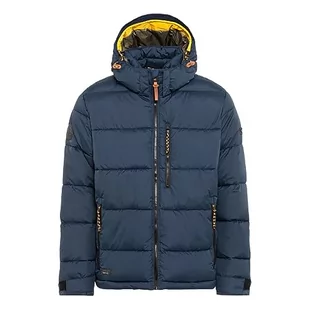 camel active Męska kurtka pikowana basic, zimowa, niebieski, 28 - Kurtki męskie - miniaturka - grafika 1