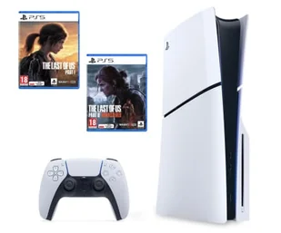 Sony PlayStation 5 Slim + The Last of Us Part I / II - Konsole Playstation - miniaturka - grafika 1