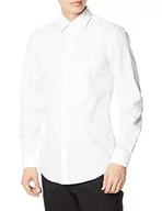 Koszule męskie - Hugo C-Jenno Slim-Fit męska koszula z łatwej do prasowania bawełnianej popeliny, Open White199., 41 - miniaturka - grafika 1