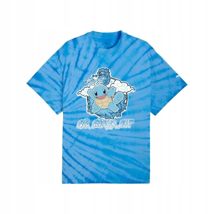 Koszulka męska Puma POKEMON X HOOPS SQUIRTLE niebieska 63565601 r XXL