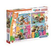 Puzzle - Puzzle 4w1 Supercolor. 44 Koty Clementoni - miniaturka - grafika 1