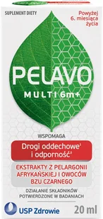 Pelavo Multi Drogi oddechowe i odporność krople dla dzieci powyżej 6 miesiąca życia 20 ml - Przeziębienie i grypa - miniaturka - grafika 1