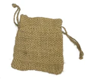 Dekoracje domu - Woreczek jutowy 8X10 cm, naturalny eko - miniaturka - grafika 1