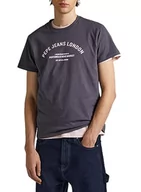 Koszulki męskie - Pepe Jeans Koszulka męska Waddon, Szary (Thunder), L - miniaturka - grafika 1