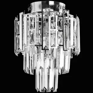 VEN Pałacowa LAMPA sufitowa E1813/3+3 CR kryształowa OPRAWA crystal glamour chrom __code-67062 - Lampy sufitowe - miniaturka - grafika 1