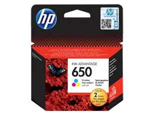 Tusz oryginalny HP 650 CMY - Tusze zamienniki - miniaturka - grafika 1