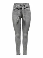 Spodnie damskie - ONLY dżinsy damskie, szary denim, XS - miniaturka - grafika 1