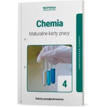 Chemia 4. Maturalne karty pracy. Liceum i technikum. Zakres rozszerzony - Podręczniki dla liceum - miniaturka - grafika 1