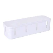 Inne akcesoria audio-wideo - Strado Plastikowe pudełko na kable z otworami (Białe) DNCABLEBOXHOLE.WHITE - miniaturka - grafika 1