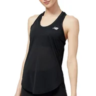 Koszulki sportowe damskie - Koszulka New Balance WT23220BK - czarna - miniaturka - grafika 1