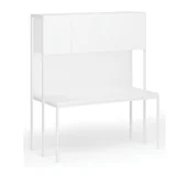 Zestawy mebli biurowych - Zestaw HOME OFFICE, biały - miniaturka - grafika 1